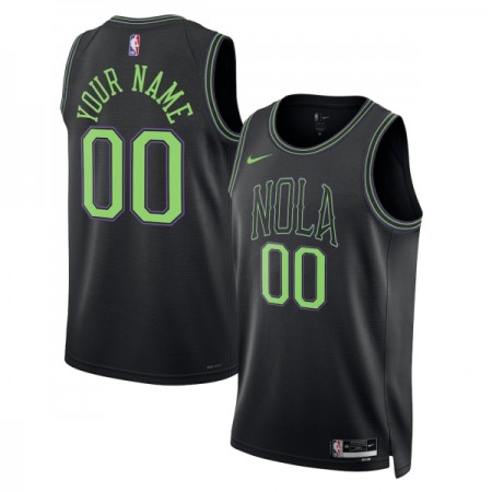 Dres New Orleans Pelicans Prilagođeni Nike 2025-26 City Edition Crno Swingman